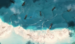 Philippines tố Trung Quốc 'cướp đất' để xây đảo phi pháp trên Biển Đông