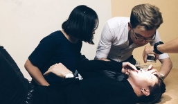 ST nhóm 385 gặp tai nạn sân khấu ở Hà Nội