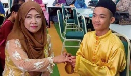 Đám cưới của 'trai tân' 18 tuổi với bà mẹ 5 con gây xôn xao