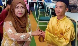 Đám cưới gây xôn xao giữa trai tân 18 tuổi và bà mẹ 5 con 