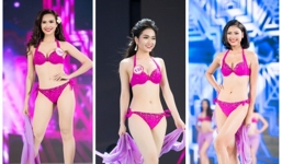 Màn trình diễn Bikini nóng bỏng của 30 thí sinh trong đêm chung kết HHVN 2016