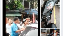 Nghi vấn CSGT Vĩnh Phúc vụt chảy máu mồm người vi phạm giao thông
