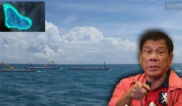 Tổng thống Philippines: Phát hiện nhiều sà lan Trung Quốc ở Scarborough