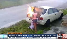 Cô gái đốt xe ôtô để trả thù người yêu cũ và cái kết bất ngờ