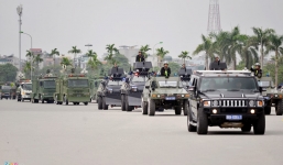 Video: Cận cảnh dàn xe đặc chủng chống đạn của CSCĐ Hà Nội