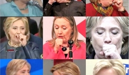 Clinton ho sặc sụa do 'bệnh' di ứng Trump