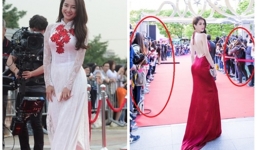 Nhã Phương 'ăn đứt' Ngọc Trinh khi xuất hiện trên thảm đỏ tại Hàn Quốc