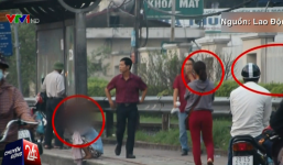 Video: Cận cảnh móc túi tinh vi trước cổng Bệnh viện Bạch Mai