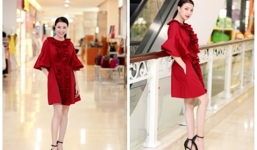 Trà Ngọc Hằng diện 'đầm ngủ' đi sự kiện