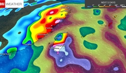 Siêu bão Meranti đang hướng vào Biển Đông