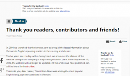 Báo Thanh niên đóng cửa phiên bản tiếng Anh 