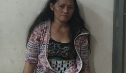 'Nữ quái' nhiễm HIV chém 4 bảo vệ dân phố bị thương