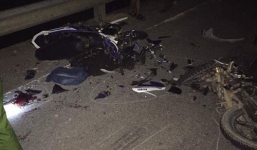 Hai xe máy đối đầu khiến 3 người chết tại chỗ