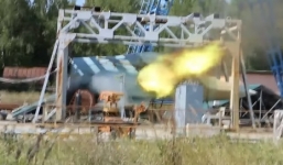 Lộ video thử nghiệm súng máy trên chiến đấu cơ T-50 Nga