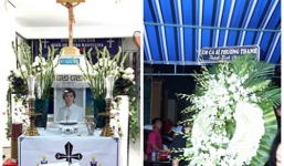 Không kịp về nhìn Minh Thuận lần cuối, Phương Thanh gửi vòng hoa đến viếng
