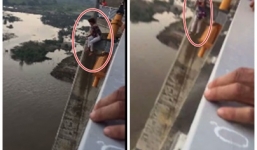 Bất chấp can ngăn, người phụ nữ nhảy cầu tự tử tại Hải Phòng