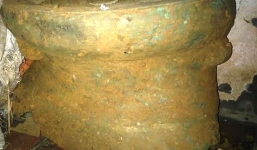 Đào móng nhà, tìm thấy trống đồng cổ 2 ngàn năm tuổi