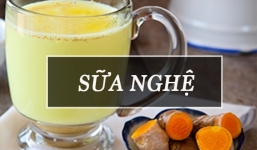 Công thức làm sữa nghệ giúp da trắng mịn, hồng hào