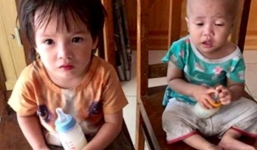 2 cháu bé bị bỏ rơi tại cổng Công an TP Hải Phòng