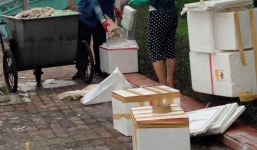 Công an vào cuộc điều tra nghi án đôi nam nữ lấy cá chết ở Hồ Tây