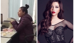 Hình ảnh mới không thể nhận ra của cô gái vừa ăn vừa hát