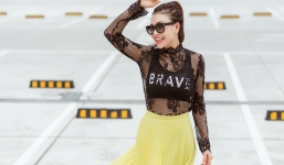 Trà Ngọc Hằng xuống phố với street style đầy nóng bỏng