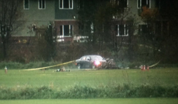 Trực thăng vỡ tung trên không, 2 người thiệt mạng