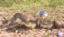 Thi thể người phụ nữ cháy đen dưới chân đồi vắng