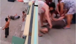 Bị cằn nhằn chuyện tiền nong, chồng vác dao chém vợ trước mặt con nhỏ