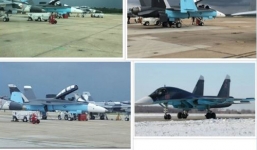 Tranh cãi việc tiêm kích Mỹ sơn màu giống máy bay Nga ở Syria