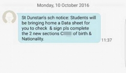 Trường học Anh gửi tin nhắn có nội dung thô tục tới hơn 300 phụ huynh