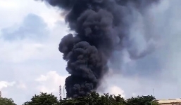 Nổ lớn, khói bốc ngùn ngụt trong công ty Vedan