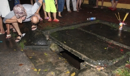 Bé trai 8 tuổi bị nước cuốn xuống cống trong mưa lớn