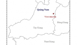  Quảng Nam: Động đất 3,4 độ richter kèm nhiều tiếng nổ lớn