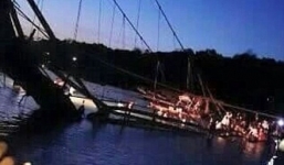 Sập cầu nối hai đảo, hàng chục người thương vong