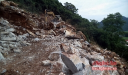 Sập mỏ khai thác đá, 3 người chết thảm