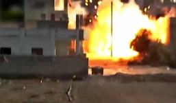 Video: Phiến quân phóng tên lửa TOW vào nhóm binh sĩ Syria