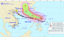 Bão số 7 suy yếu thành áp thấp nhiệt đới