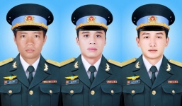 Truy thăng quân hàm cho 3 phi công tử nạn tại Bà Rịa - Vũng Tàu