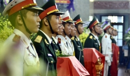 Lễ truy điệu 3 phi công hy sinh trong vụ máy bay rơi ở Vũng Tàu