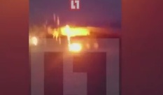 Video: Oanh tạc cơ chiến lược Nga bốc cháy trên đường băng