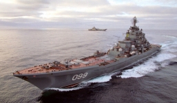 Video: Uy lực tuần dương hạm mạnh nhất của Hải quân Nga