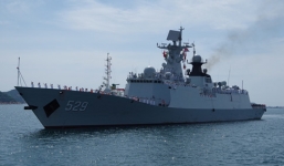 3 tàu Hải quân Trung Quốc thăm Cảng quốc tế Cam Ranh