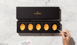 Bim bim khoai tây đắt nhất thế giới có giá 250.000 đồng/miếng