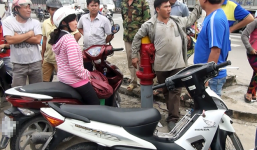 Người phụ nữ truy đuổi cướp trên đường phố Sài Gòn