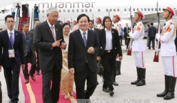 Tổng thống Myanmar bắt đầu thăm chính thức Việt Nam