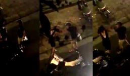 Đánh vợ khi thấy đi ra từ nhà nghỉ, bị dân đánh lại vì nhầm là cướp