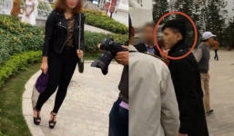 Trai đẹp đánh bạn gái như quân thù ngay trong khuôn viên Royal City