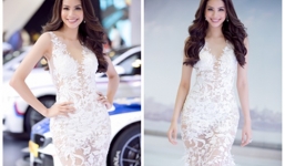 Vẻ đẹp 'vạn người mê' của Hoa hậu Phạm Hương xuất hiện trong sự kiện