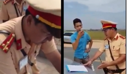 Thanh niên chạy quá tốc độ, thách thức CSGT nhận cái kết đắng